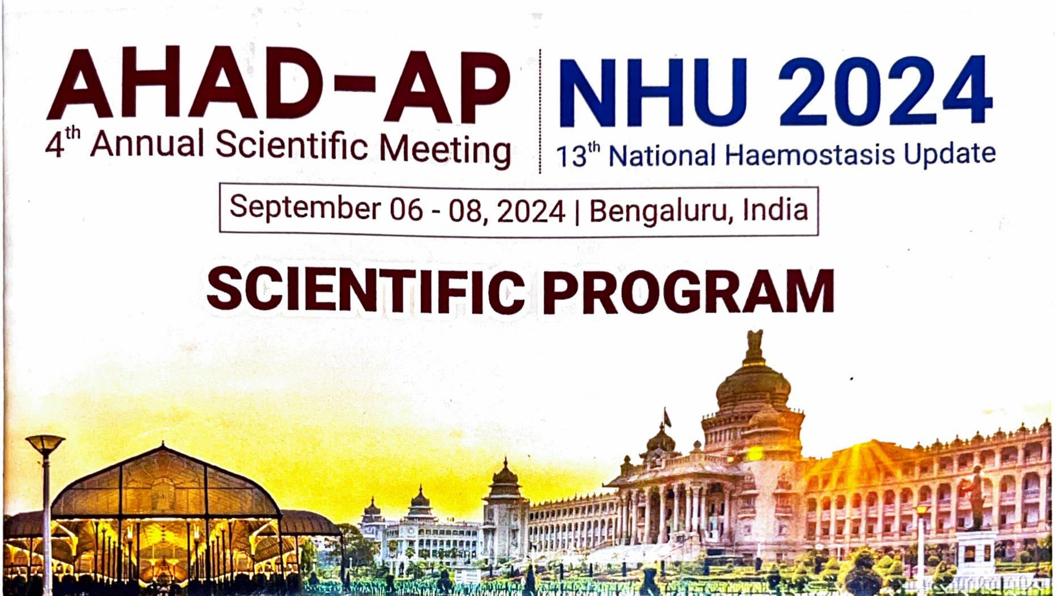 AHAD-AP NHU 2024 – 4th Annual Scientific Meeting